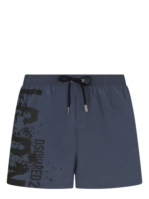 DSQUARED2 logo-print swim shorts