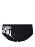 DSQUARED2 logo-print swim trunks - Black