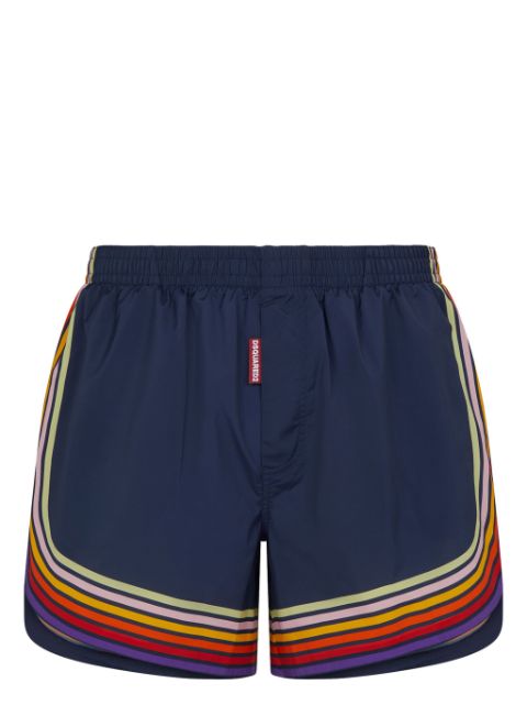 DSQUARED2 striped swim shorts Men