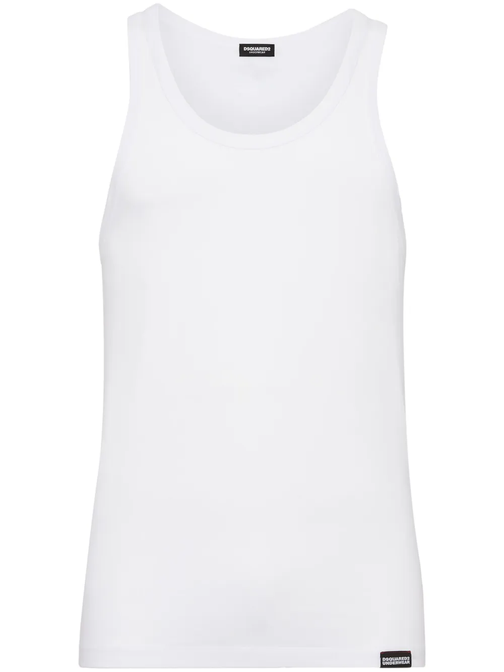 DSQUARED2 Tanktop van stretchkatoen Wit