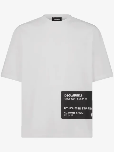 DSQUARED2 playera con logo estampado 