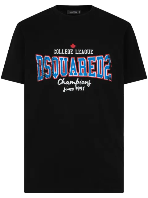DSQUARED2 logo-print cotton T-shirt