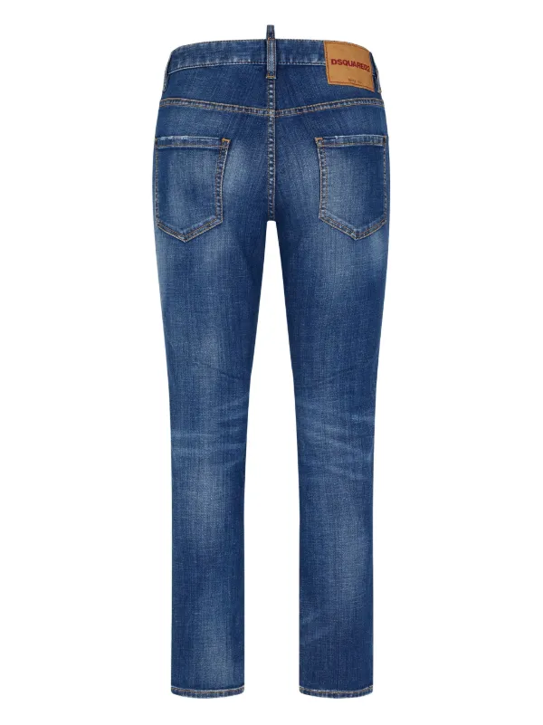 DSQUARED2 スリムジーンズ | ブルー | FARFETCH JP