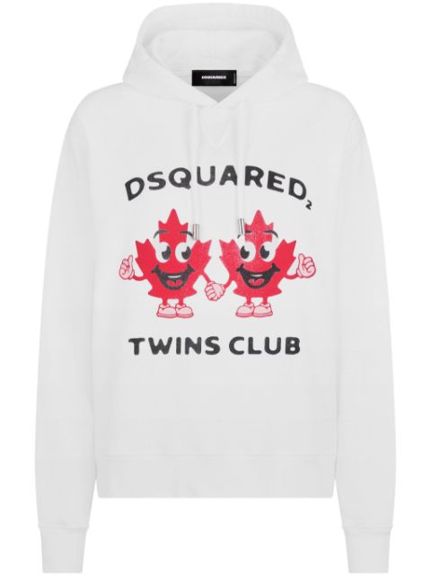 DSQUARED2 graphic-print jersey hoodie Women