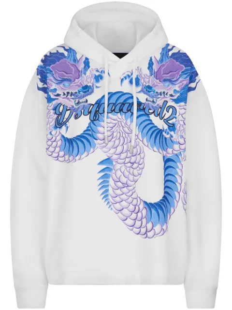 DSQUARED2 Hoodie mit grafischem Print