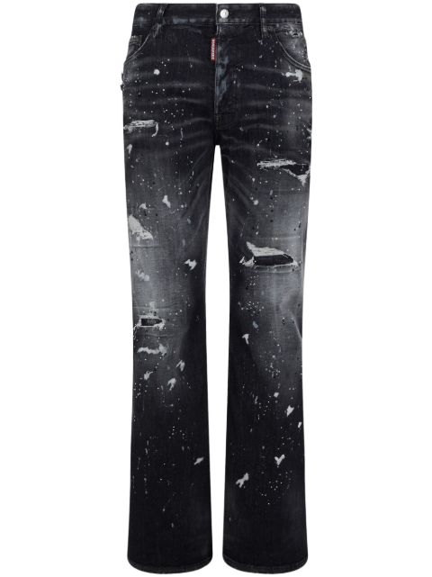 DSQUARED2 distressed straight-leg jeans Men