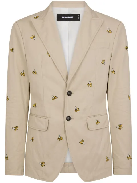 DSQUARED2 blazer à imprimé bandana