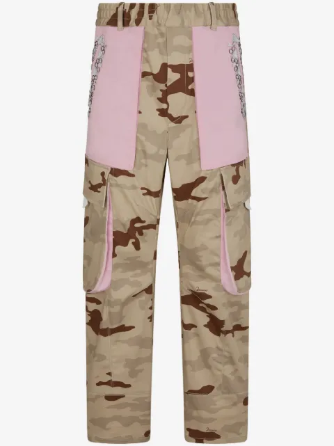 DSQUARED2 camouflage-print cargo trousers