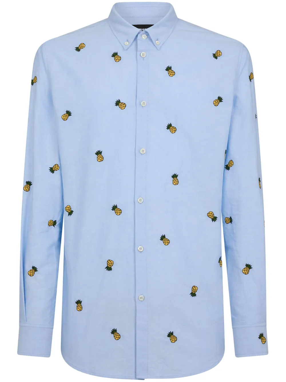 Dsquared2 Overhemd met ananasprint Blauw