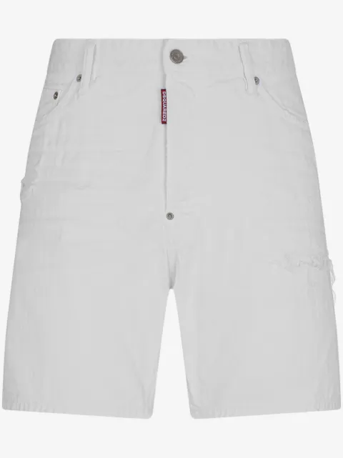 DSQUARED2 shorts con logo White Bull