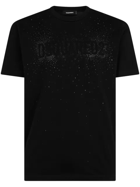 DSQUARED2 playera con cuello redondo