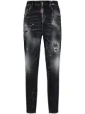 DSQUARED2 distressed tapered jeans - Black