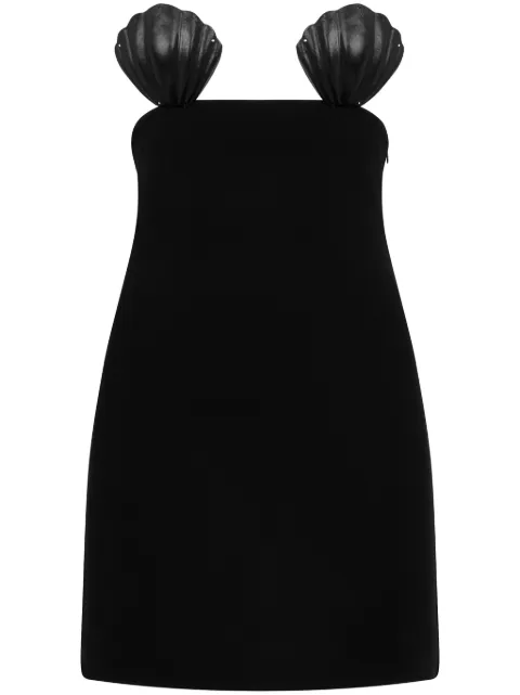 Dsquared2 shell-cup strapless minidress