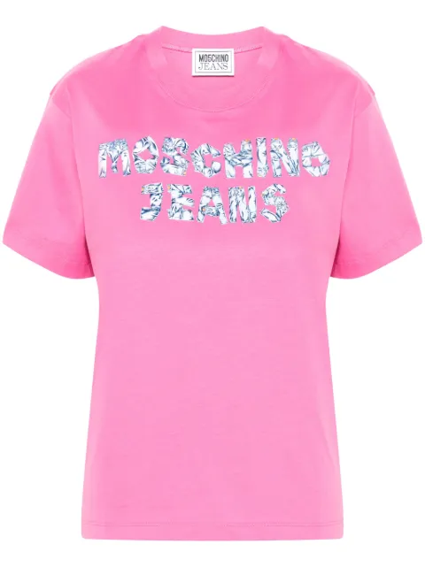 MOSCHINO JEANS logo-print T-shirt