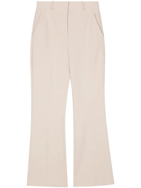 Circolo 1901 pressed-crease wide-leg trousers