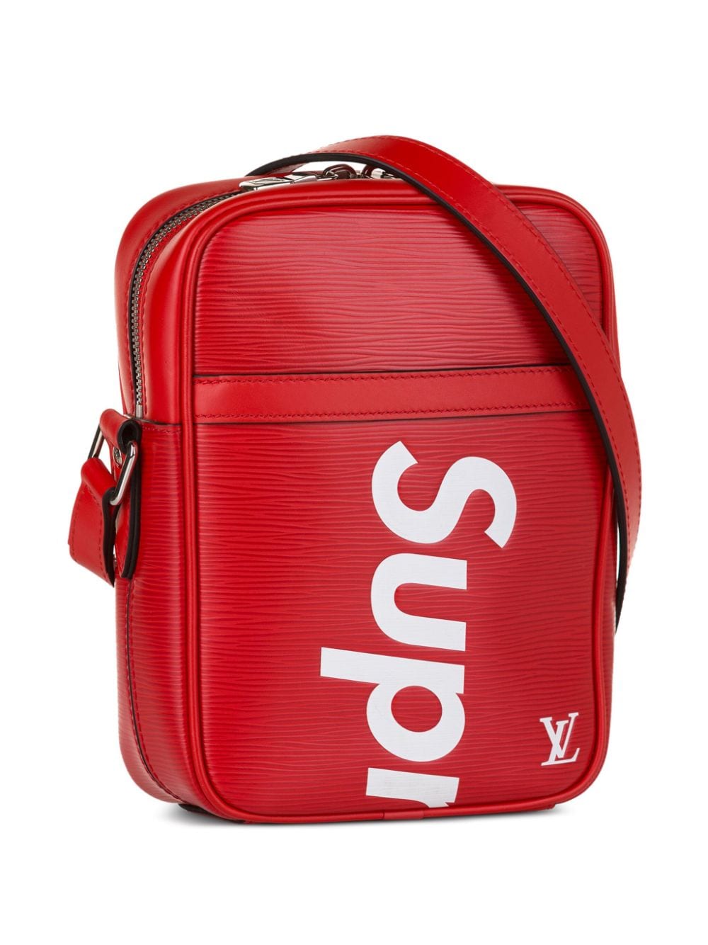 Pre-owned Louis Vuitton X Supreme 2017  Danube Backpack In Red