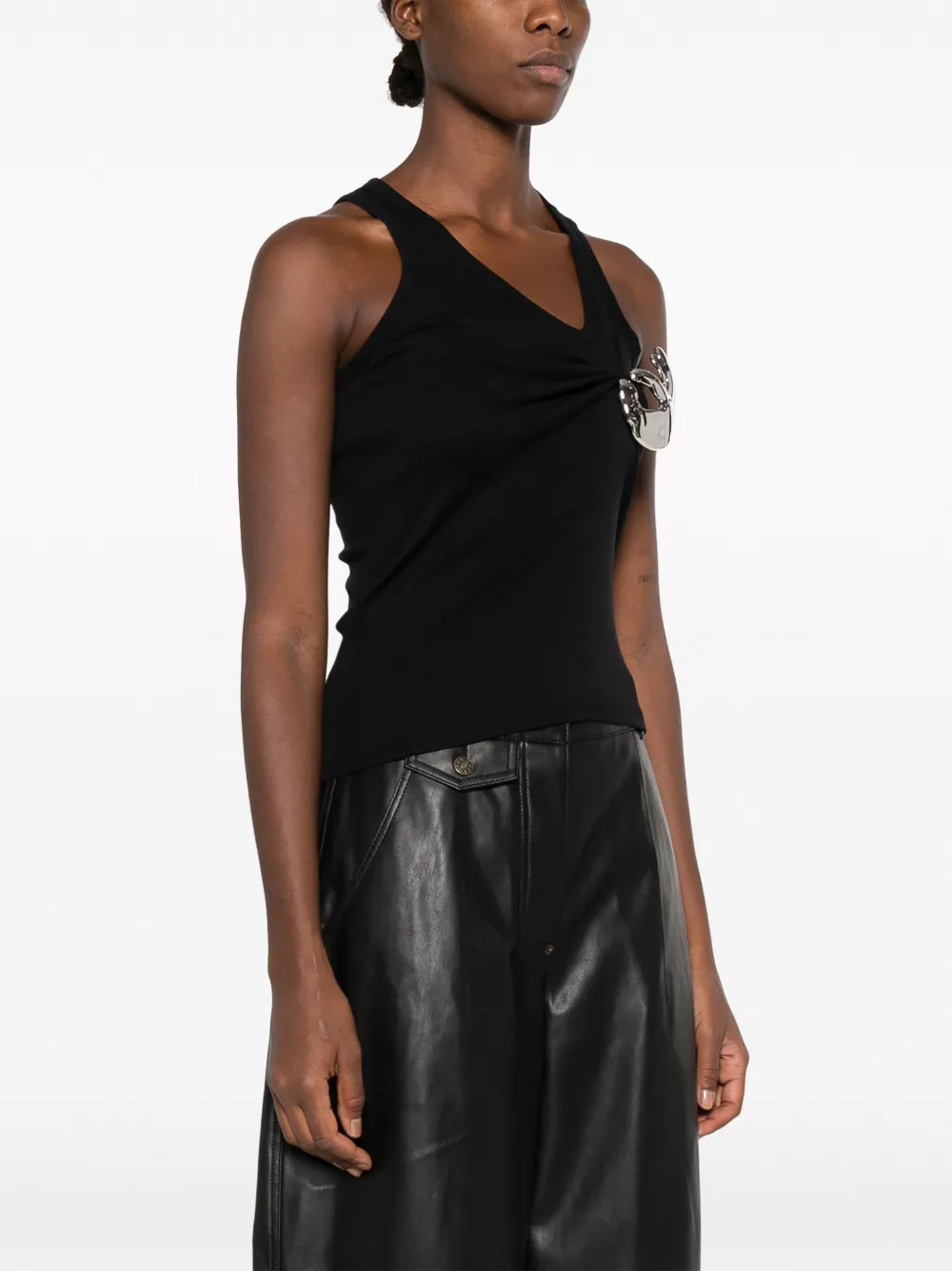 Coperni Emoji Tank Top In Black