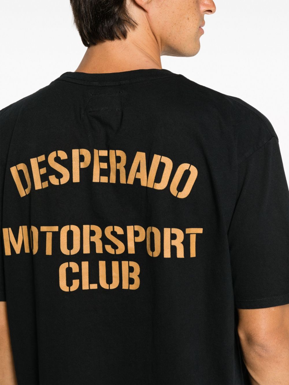 Shop Rhude Desperado Motorsport Cotton T-shirt In Black