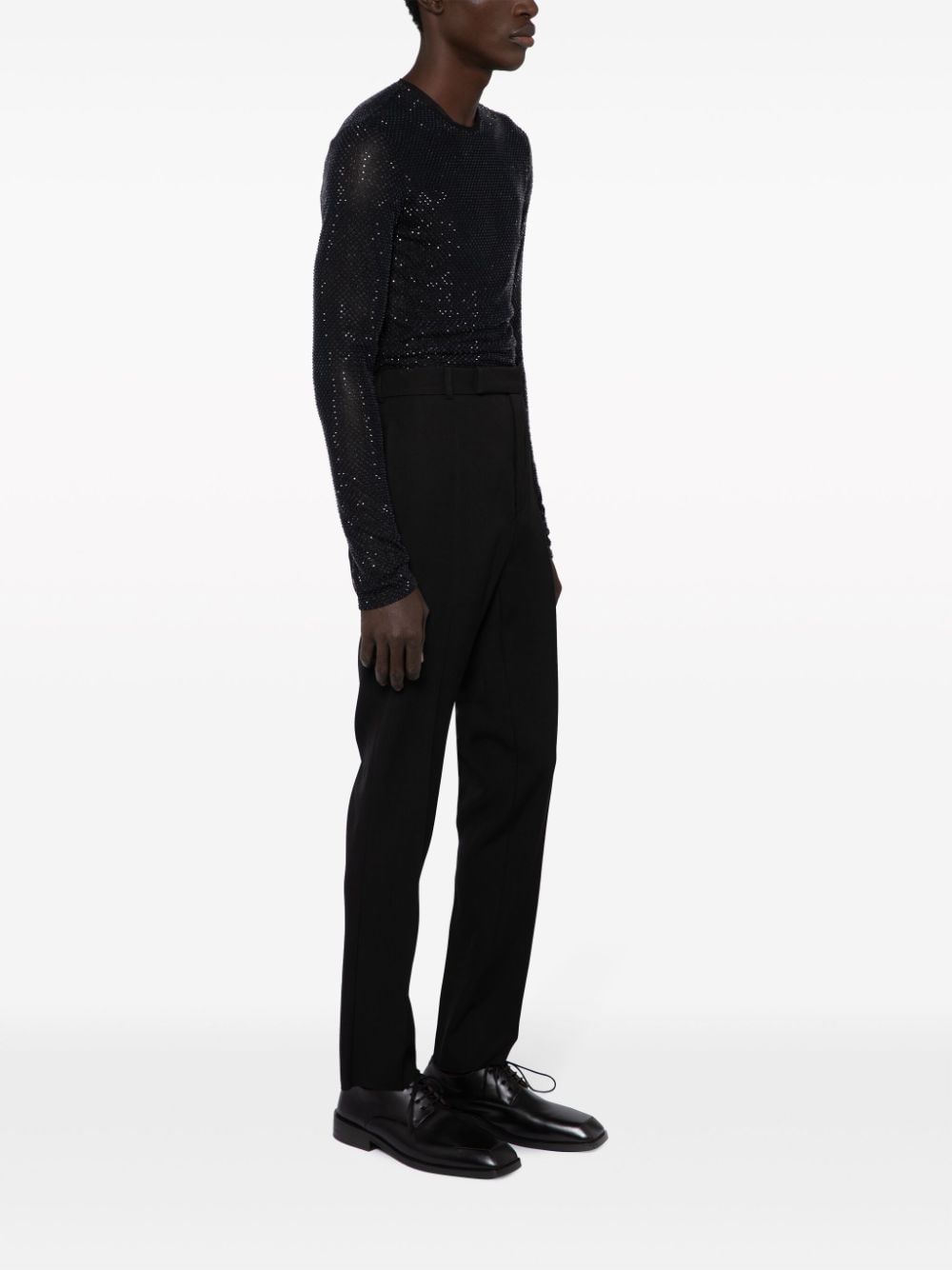 Shop 16arlington Lyta Tailored-cut Trousers In Black