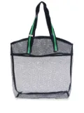 Sarah Chofakian mesh tote bag - Blue