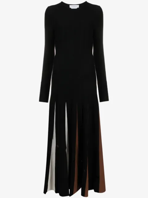 Gabriela Hearst vestido con pliegues