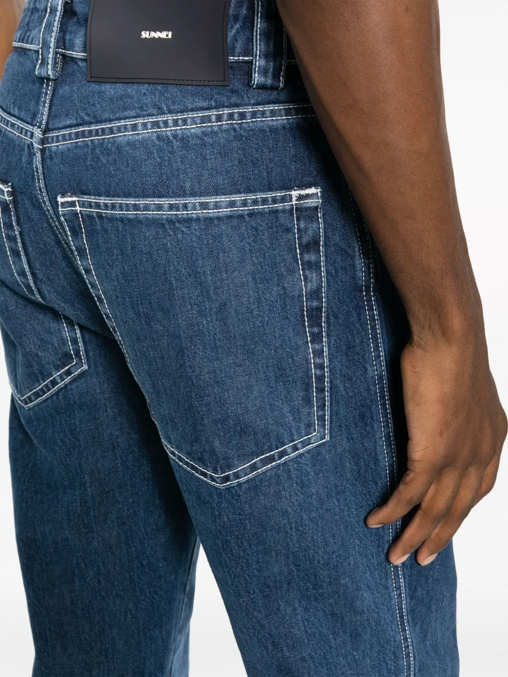 Sunnei Straight jeans Blauw