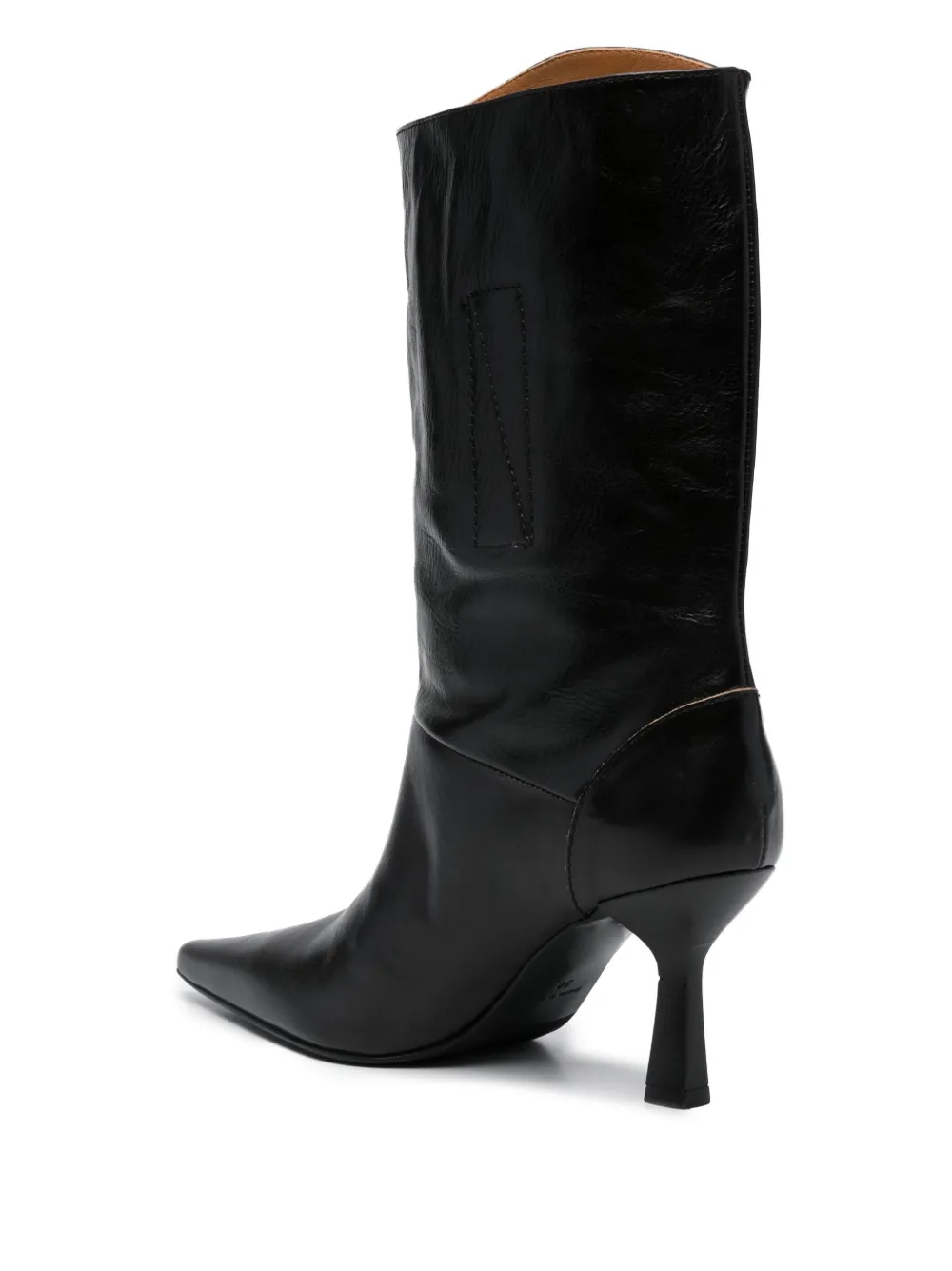 Our Legacy Leather Boot In Black