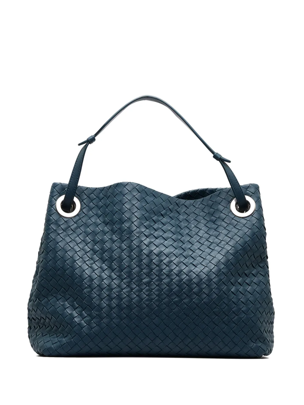 Bottega Veneta Pre-Owned Intrecciato shopper - Blauw