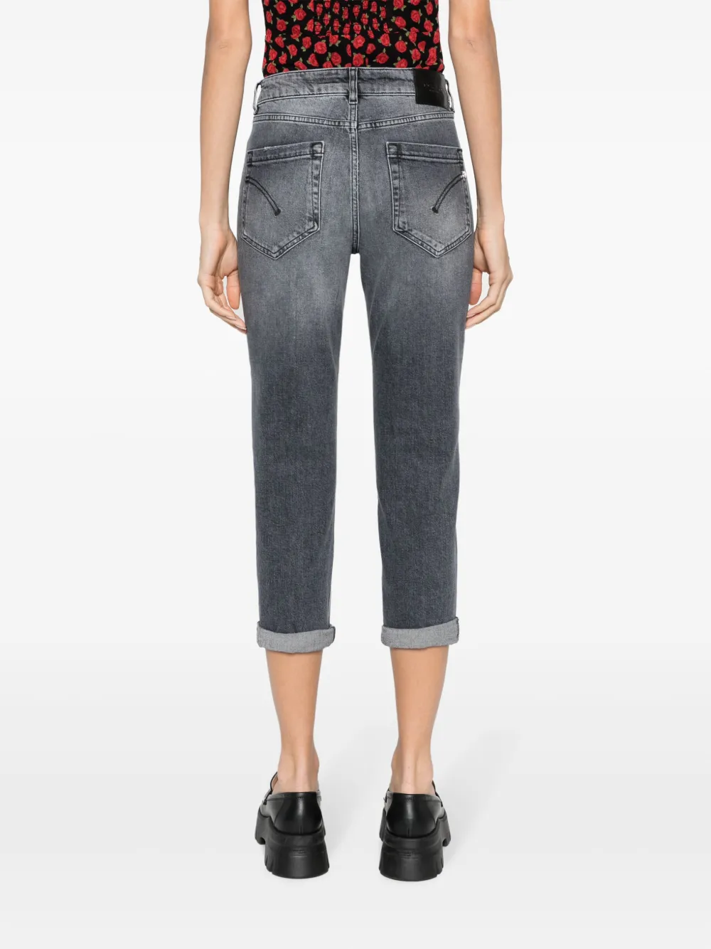 DONDUP Cropped jeans Zwart