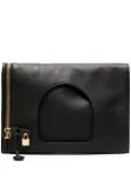 TOM FORD grained-leather tote bag - Black