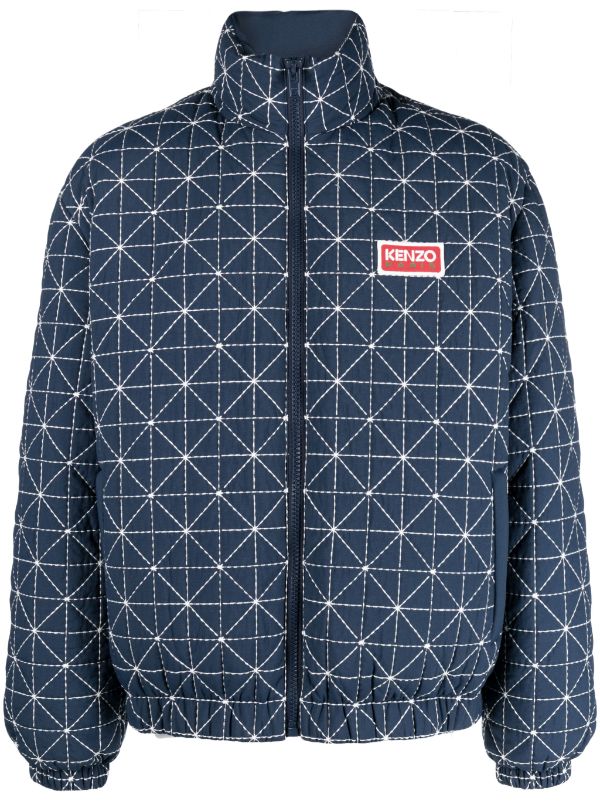 Kenzo Sashiko-stitch Puffer Jacket - Farfetch