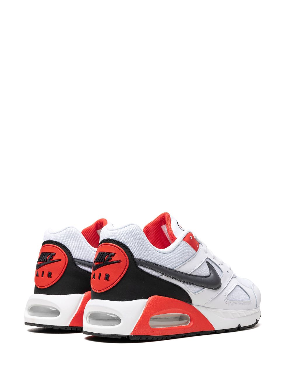 Shop Nike Air Max Ivo "habanero Red" Sneakers In White