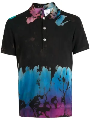 Mens tie 2025 dye polo shirt