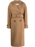 Michael Michael Kors double-breasted trench coat - Brown