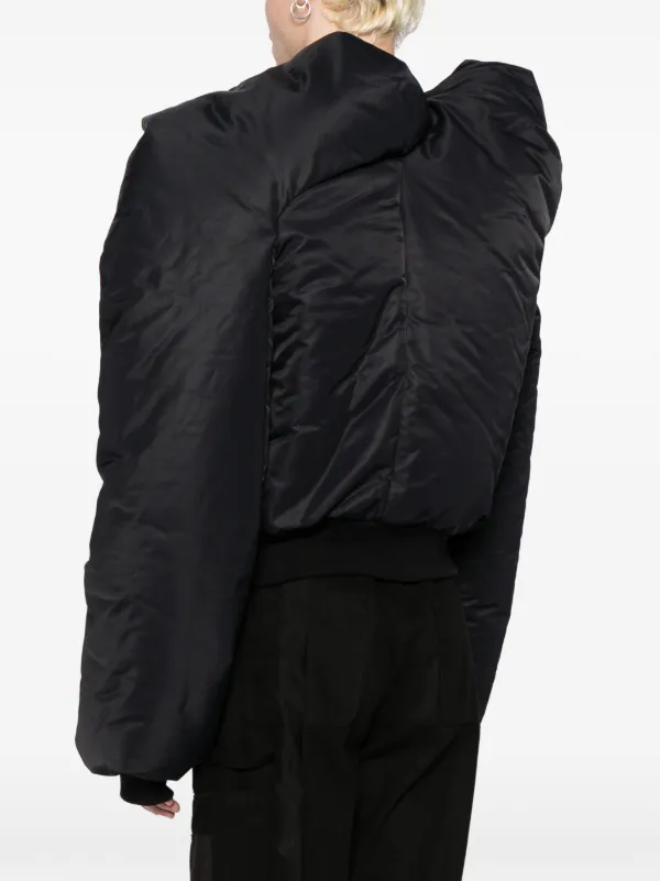 Rick Owens DRKSHDW ジャケット Rick Owens DRKSHDW Luxor Doll ボンバージャケット | ブラック
