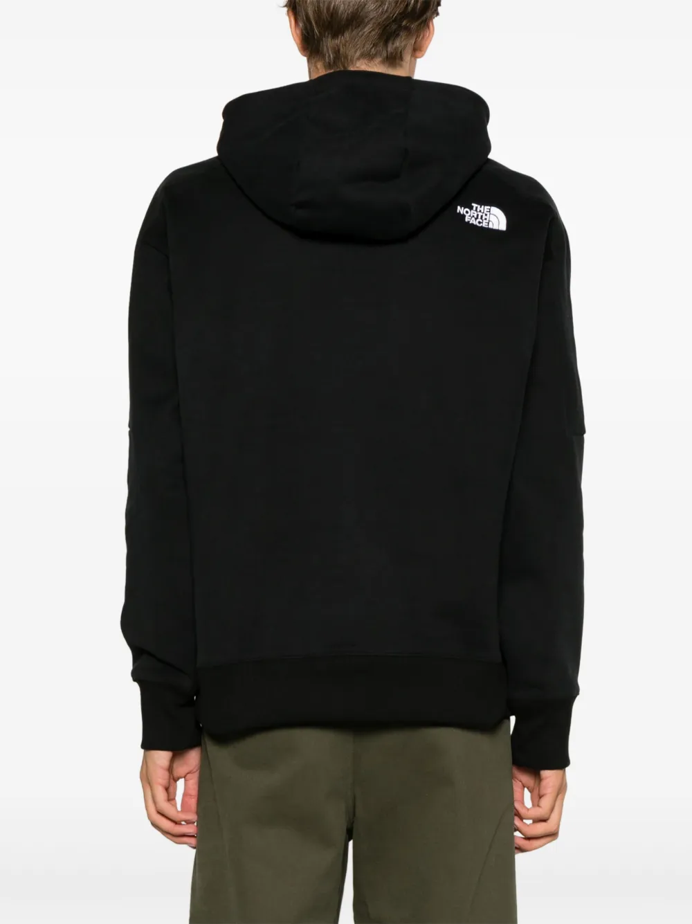 The North Face Katoenen hoodie Zwart