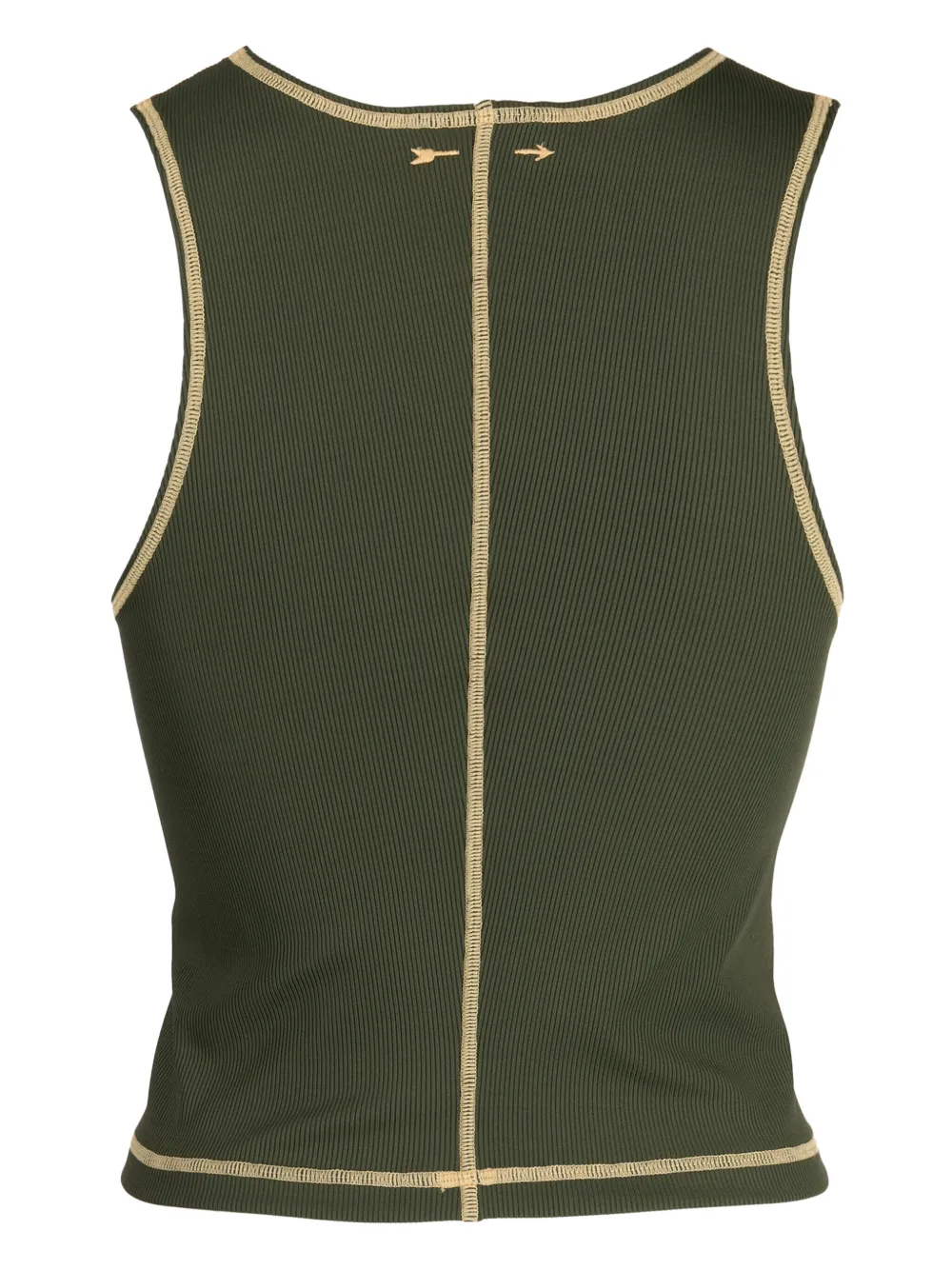 The Upside Tanktop met geborduurd logo - Groen