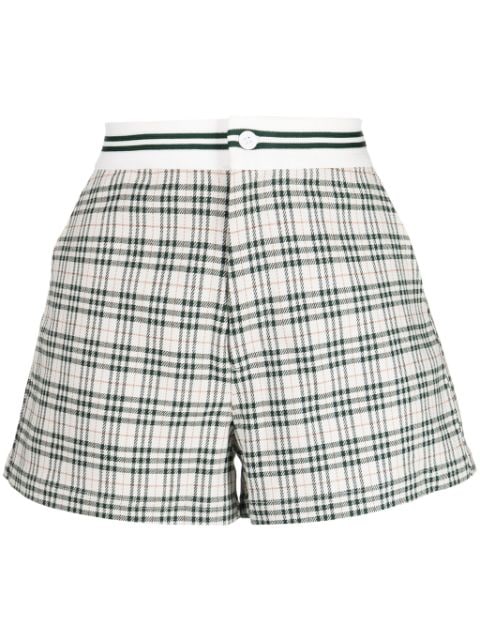 The Upside Grove Tommy tartan check-print shorts