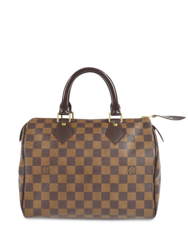 Louis Vuitton Damier Ebene Speedy 25 Handbag