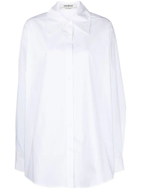 Kimhekim poplin-texture Cotton Shirt - Farfetch