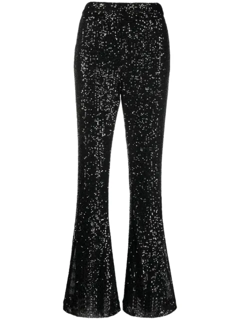 TWINSET pantalon évasé à sequins