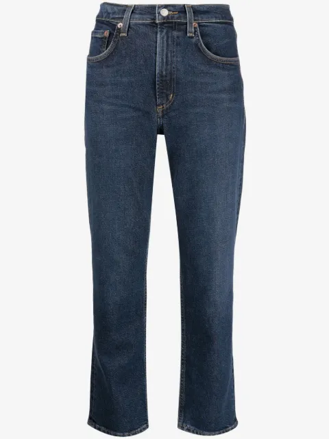 AGOLDE Kye straight-leg cropped jeans 