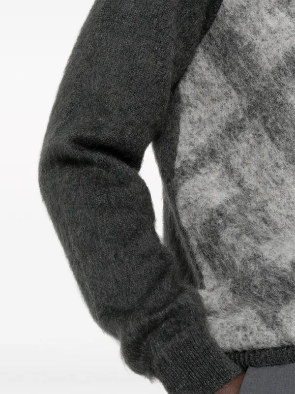 FENDI モノグラム セーター | グレー | FARFETCH JP