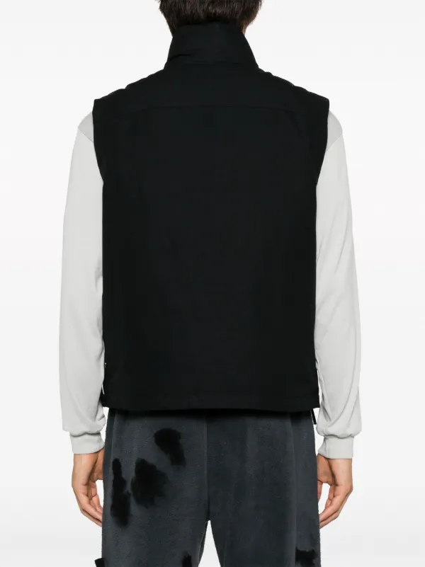 Stone Island ジップアップ ベスト | ブラック | FARFETCH JP