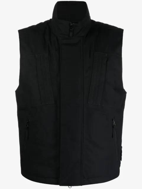 Stone Island Ghost Compass-badge cotton gilet