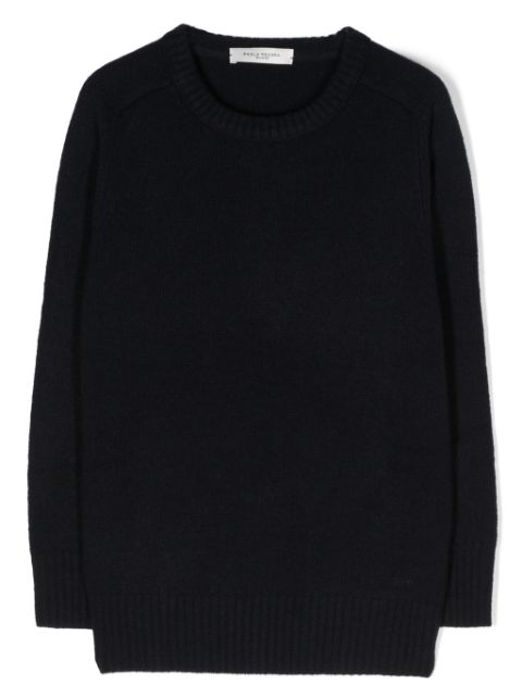 Paolo Pecora Kids logo-embroidered round-neck jumper