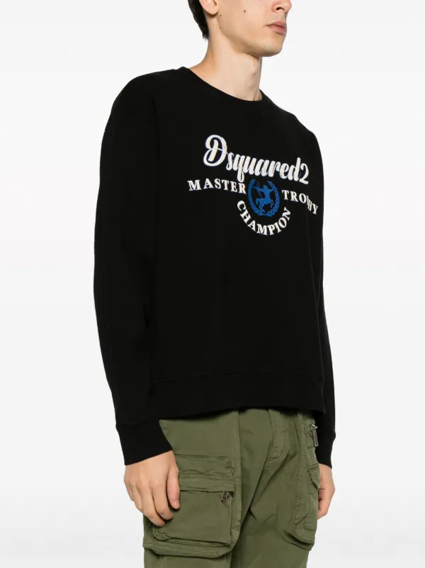 DSQUARED2 ロゴ スウェットシャツ | ブラック | FARFETCH JP