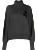 MARANT ÉTOILE Nash logo-intarsia sweater - Grey