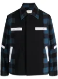 Craig Green plaid-pattern worker jacket - Blue