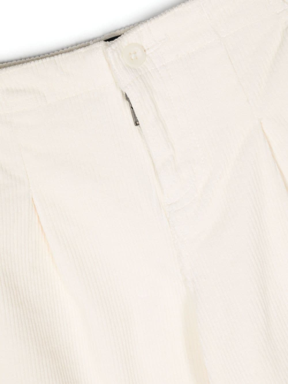 Shop Ralph Lauren Drop-crotch Corduroy Trousers In White